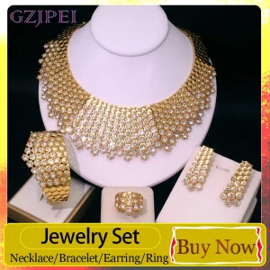 Necklace Bracelet Earring Ring Set
