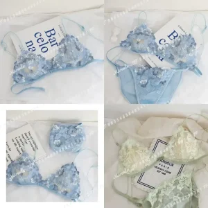 French Lace Bralette Set