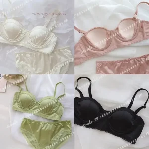 Luxury Sexy Satin Underwear Set